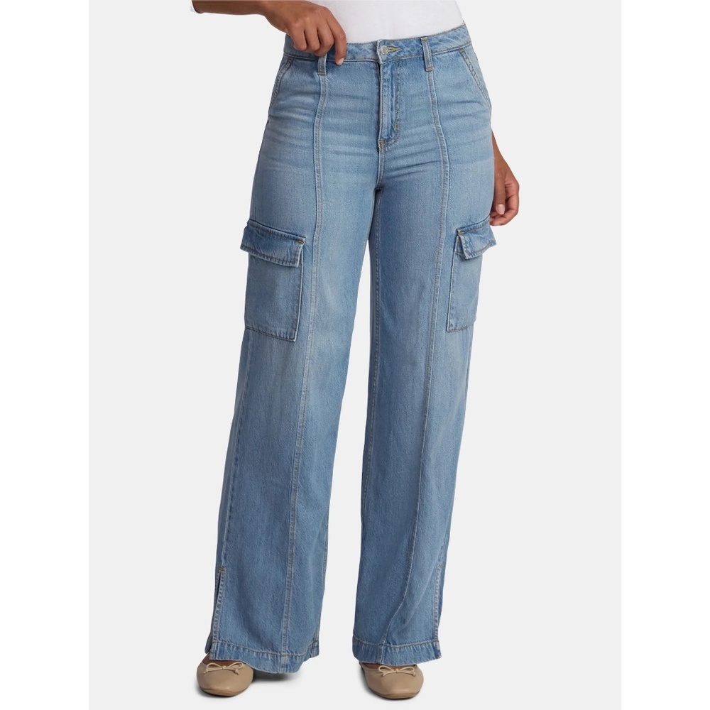 Time and Tru Denim Blue Wide Leg Jeans